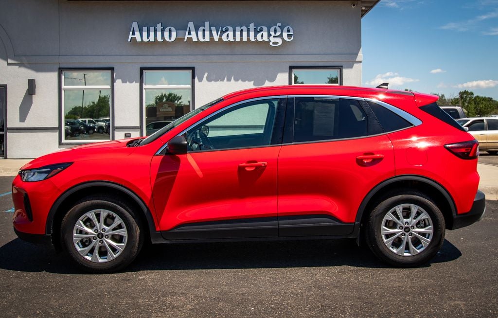 2024 Ford Escape Active in Race Red — front three-quarter view