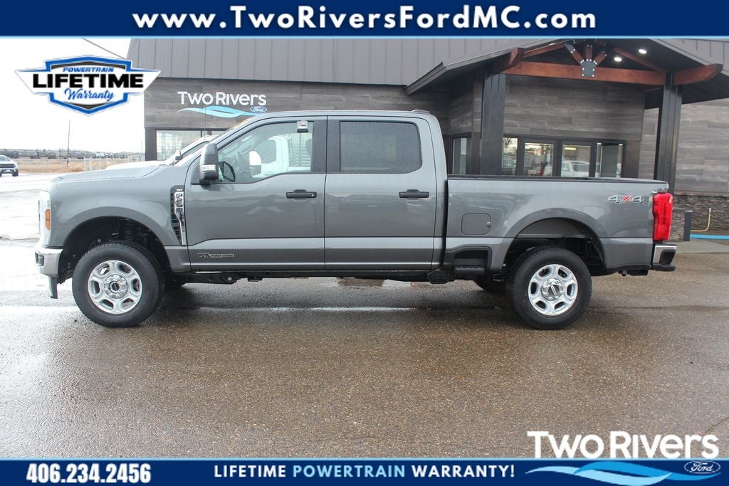2026 Ford F-250SD XLT in Carbonized Gray Metallic — front three-quarter view