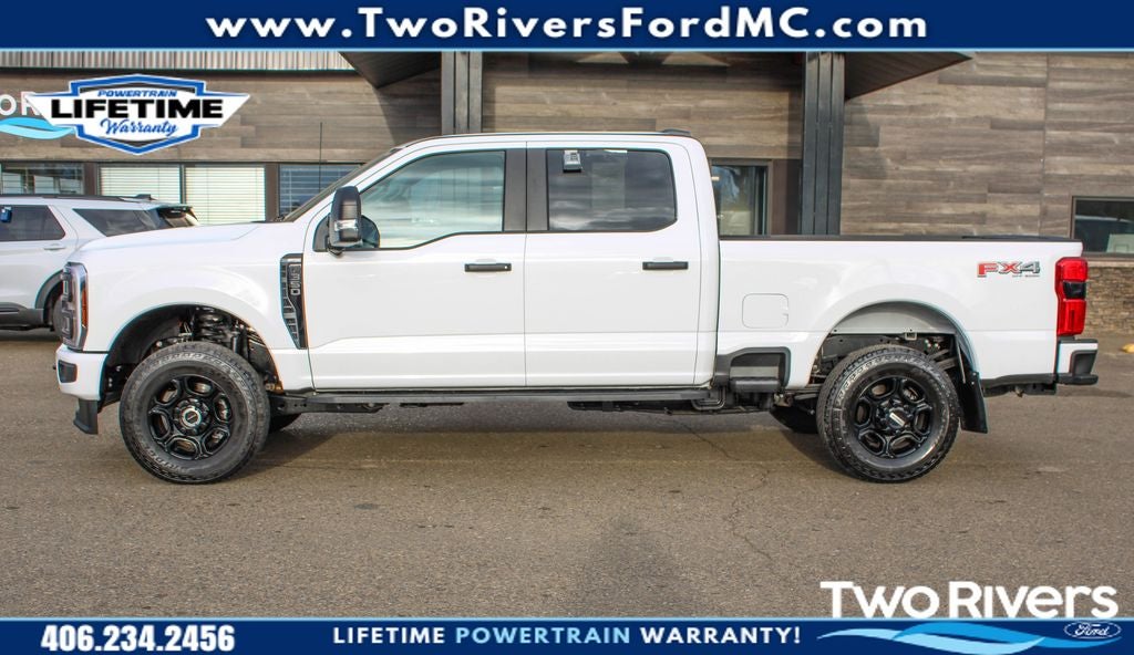 2025 Ford F-350SD XL in Oxford White — front three-quarter view