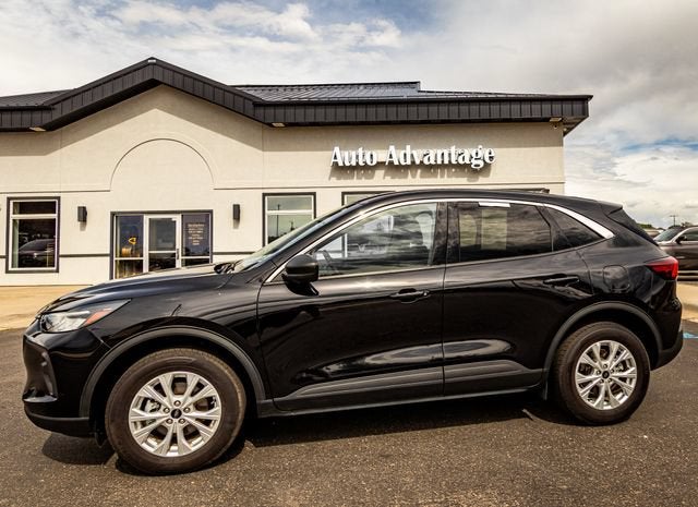 2024 Ford Escape Active in Black — front three-quarter view