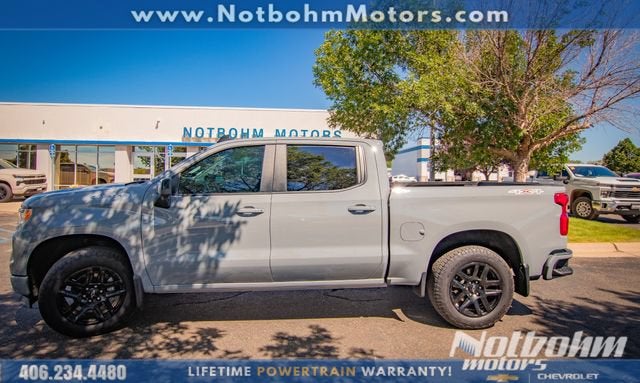 2024 Chevrolet Silverado 1500 RST in Slate Gray Metallic — front three-quarter view