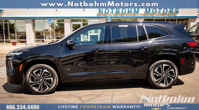 2025 Buick Enclave Sport Touring in Ebony Twilight Metallic — front three-quarter view